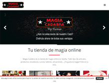 Tablet Screenshot of magiacadabra.com